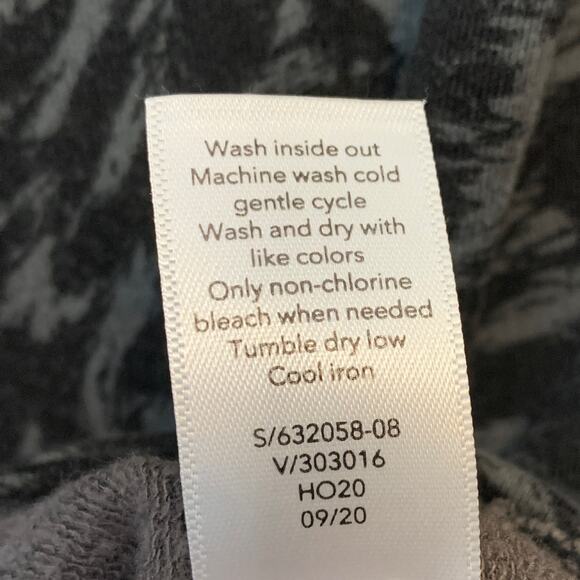 Athleta Sweater Women XS Camo Lux Gray/Back Studio to Street Crew Sweatshirt - Picture 10 of 10